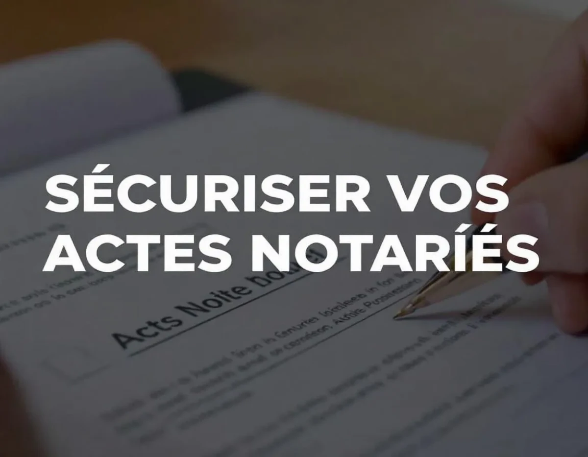 Sécuriser Vos Actes Notariés: Conseils Essentiels