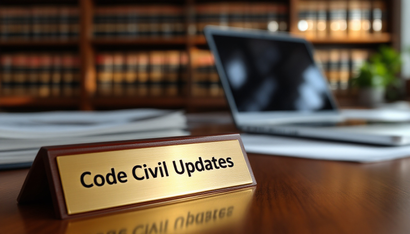 Code civil : les changements récents à connaître pour votre activité